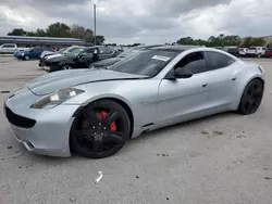 Salvage cars for sale at Orlando, FL auction: 2012 Fisker Automotive Karma Chic