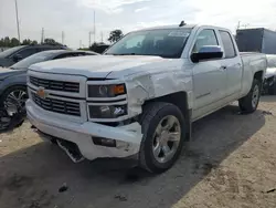 Chevrolet salvage cars for sale: 2015 Chevrolet Silverado C1500 LT