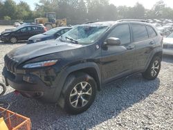 Jeep salvage cars for sale: 2015 Jeep Cherokee Trailhawk