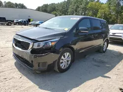 Salvage cars for sale at Seaford, DE auction: 2018 KIA Sedona LX