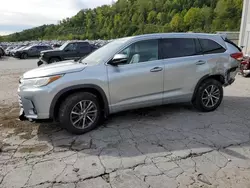 Toyota salvage cars for sale: 2018 Toyota Highlander SE