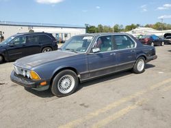 Salvage cars for sale at Pennsburg, PA auction: 1987 BMW 735 I Automatic