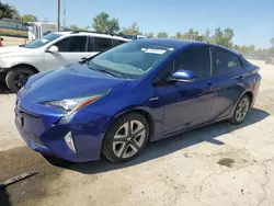 Salvage cars for sale at Pekin, IL auction: 2016 Toyota Prius