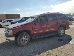 Chevrolet Vehiculos salvage en venta: 2002 Chevrolet Tahoe K1500