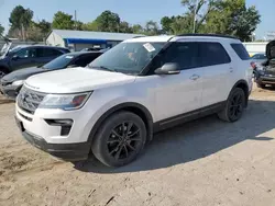 Salvage cars for sale at Wichita, KS auction: 2018 Ford Explorer XLT