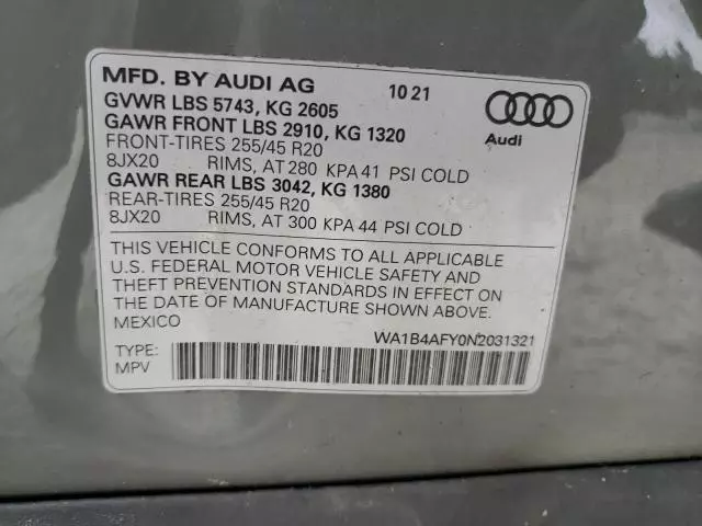 2022 Audi SQ5 Premium Plus