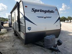 Salvage trucks for sale at Houston, TX auction: 2019 Springdale Travel Trailer