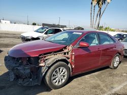 Salvage cars for sale at Van Nuys, CA auction: 2017 Toyota Camry LE