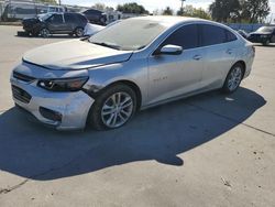 Salvage cars for sale at Sacramento, CA auction: 2017 Chevrolet Malibu LT