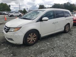 Salvage cars for sale at Mebane, NC auction: 2015 Honda Odyssey EXL