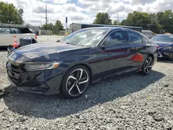 Salvage cars for sale at Mebane, NC auction: 2021 Honda Accord Sport