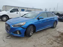 Salvage cars for sale at Haslet, TX auction: 2018 Hyundai Sonata Sport