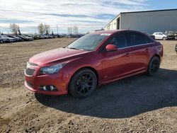 Chevrolet salvage cars for sale: 2011 Chevrolet Cruze LT