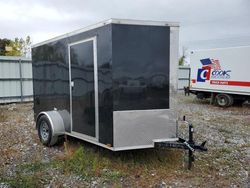 Salvage trucks for sale at Leroy, NY auction: 2024 Quality ITY Cargo 10FT Enclosed