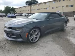 Carros salvage sin ofertas aún a la venta en subasta: 2017 Chevrolet Camaro LT