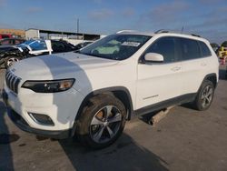 Jeep salvage cars for sale: 2019 Jeep Cherokee Limited