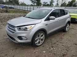 Carros salvage para piezas a la venta en subasta: 2019 Ford Escape Titanium