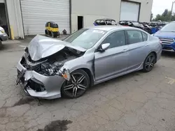 Honda salvage cars for sale: 2016 Honda Accord Sport