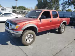 Toyota Tacoma Double cab Prerunner salvage cars for sale: 2001 Toyota Tacoma Double Cab Prerunner