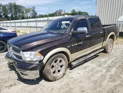 Salvage cars for sale at Spartanburg, SC auction: 2011 Dodge RAM 1500