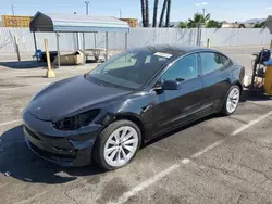 Salvage cars for sale at Van Nuys, CA auction: 2021 Tesla Model 3