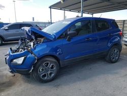 Salvage cars for sale at Anthony, TX auction: 2021 Ford Ecosport S