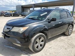 Salvage cars for sale at West Palm Beach, FL auction: 2009 Acura MDX Sport