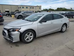 Salvage cars for sale at Wilmer, TX auction: 2016 Chevrolet Malibu LS