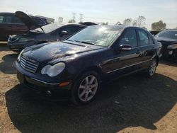 Mercedes-Benz salvage cars for sale: 2007 Mercedes-Benz C 280 4matic