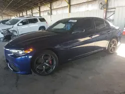 Alfa Romeo salvage cars for sale: 2020 Alfa Romeo Giulia TI