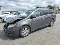 Salvage cars for sale at Tulsa, OK auction: 2016 Honda Odyssey EXL