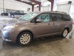 Salvage cars for sale at Avon, MN auction: 2016 Toyota Sienna LE