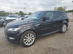 Salvage cars for sale at Indianapolis, IN auction: 2015 Land Rover Range Rover Sport HSE