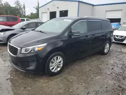 Salvage cars for sale at Savannah, GA auction: 2017 KIA Sedona LX