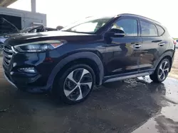 Flood-damaged cars for sale at auction: 2017 Hyundai Tucson Limited