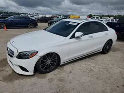 Salvage cars for sale at Houston, TX auction: 2019 Mercedes-Benz C300