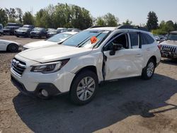 Salvage cars for sale at Portland, OR auction: 2018 Subaru Outback 2.5I Premium