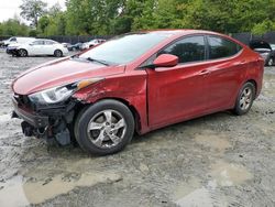 Salvage cars for sale at Waldorf, MD auction: 2014 Hyundai Elantra SE