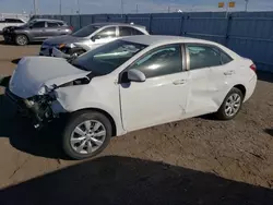 2015 Toyota Corolla L en venta en Greenwood, NE