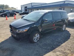 Salvage cars for sale at Mcfarland, WI auction: 2015 KIA Sedona LX