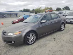 Salvage cars for sale at Sacramento, CA auction: 2008 Acura TL