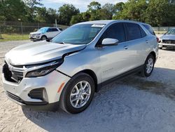 Salvage cars for sale at Fort Pierce, FL auction: 2022 Chevrolet Equinox LT