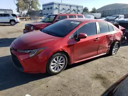 Toyota salvage cars for sale: 2021 Toyota Corolla LE