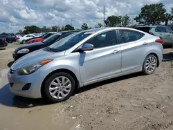 Salvage cars for sale at Riverview, FL auction: 2013 Hyundai Elantra GLS