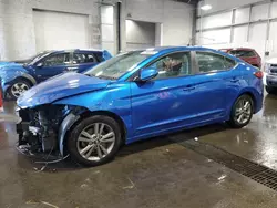 Salvage cars for sale at Ham Lake, MN auction: 2018 Hyundai Elantra SEL