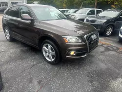 Salvage cars for sale at North Billerica, MA auction: 2011 Audi Q5 Premium Plus