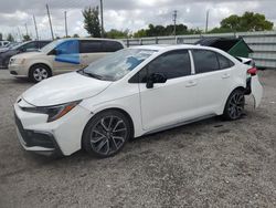 Salvage cars for sale at Miami, FL auction: 2022 Toyota Corolla SE