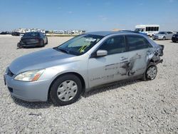 Salvage cars for sale at Temple, TX auction: 2004 Honda Accord LX