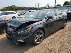 Salvage cars for sale at Hillsborough, NJ auction: 2017 Ford Fusion Sport