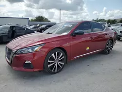 Nissan salvage cars for sale: 2020 Nissan Altima SR